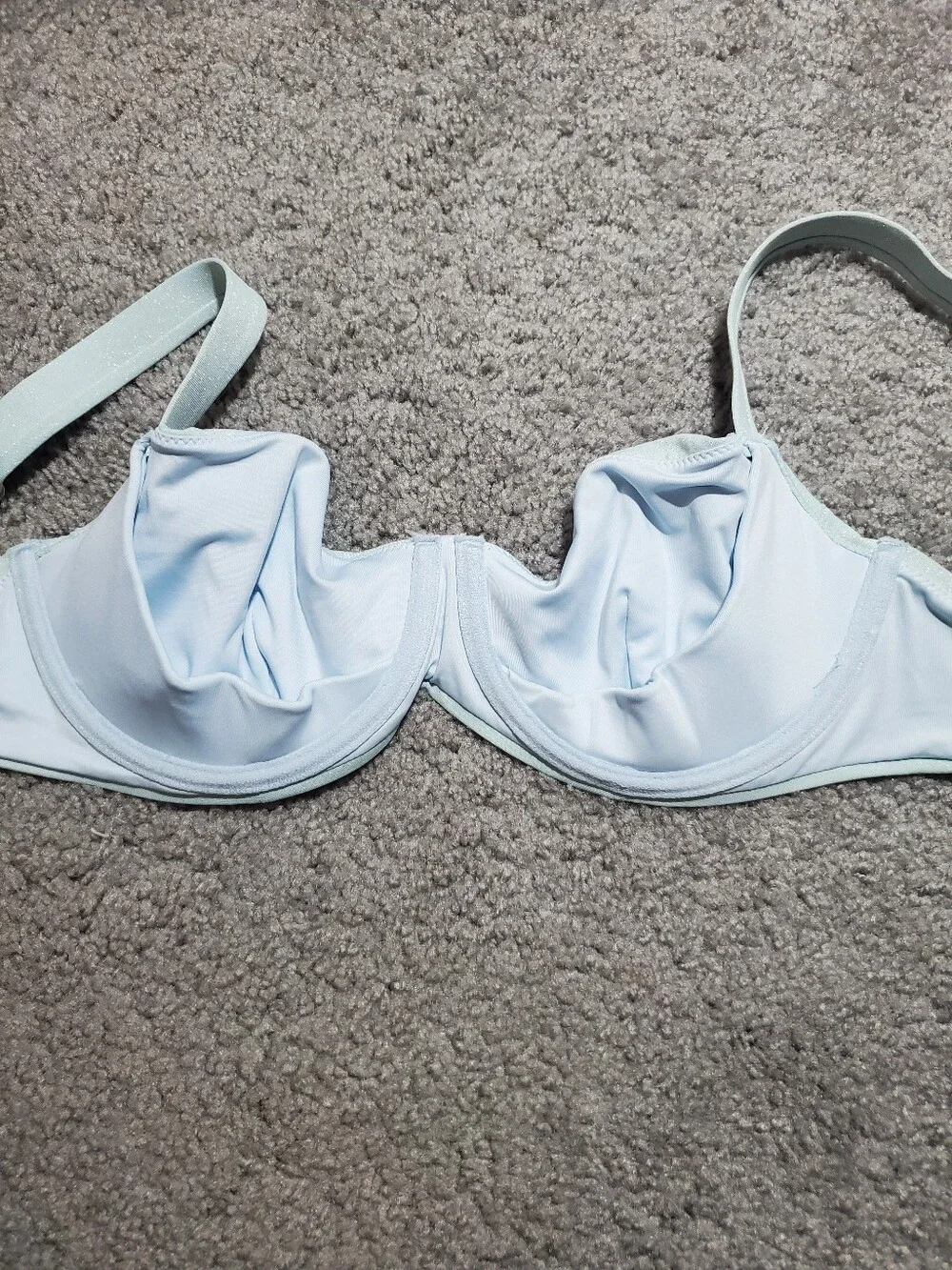 Victoria's Secret Light Blue Bikini Top